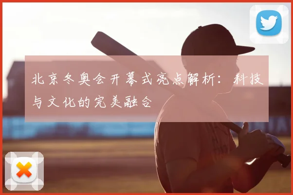 北京冬奥会开幕式亮点解析：科技与文化的完美融合